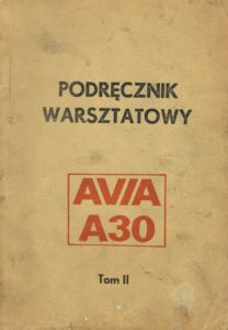 Book Cover: Avia A30 podręcznik warsztatowy tom II
