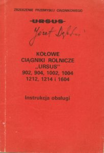 Book Cover: Kołowe ciągniki rolnicze Ursus 902, 904, 1002, 1004, 1212, 1214 i 1604