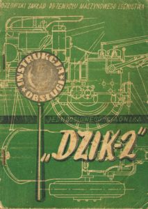 Book Cover: Instrukcja obsługi jednoosiowego ciągnika Dzik 2