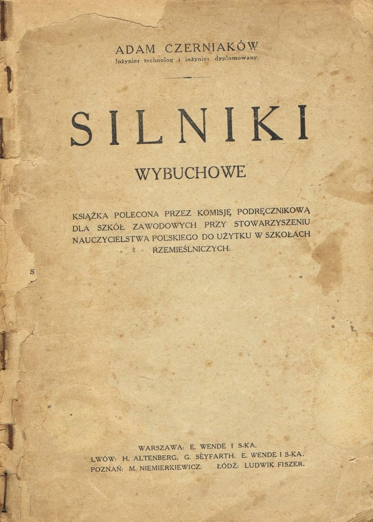 Book Cover: Silniki wybuchowe A. Czerniaków