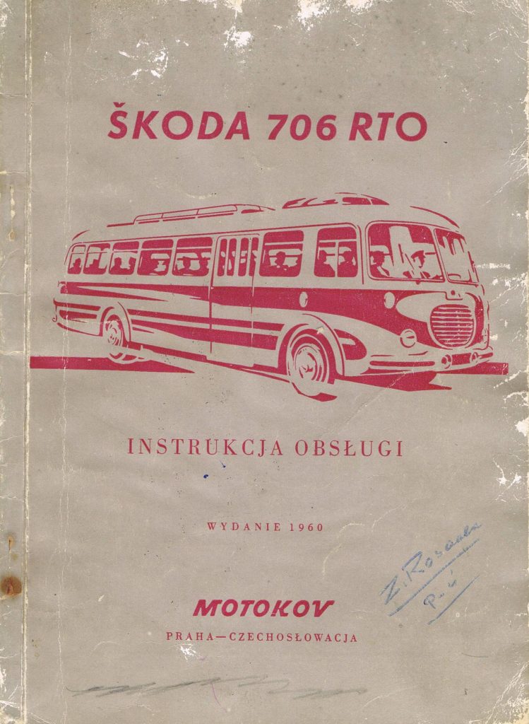Book Cover: Skoda 706 RTO instrukcja obsługi